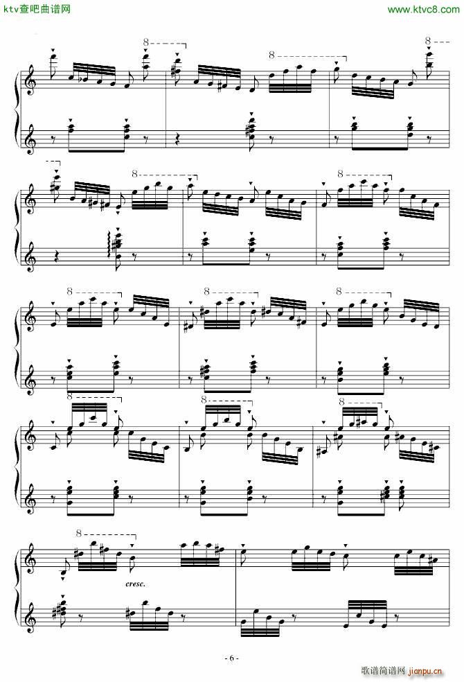 狩猎 帕格尼尼大练习曲_李斯特6