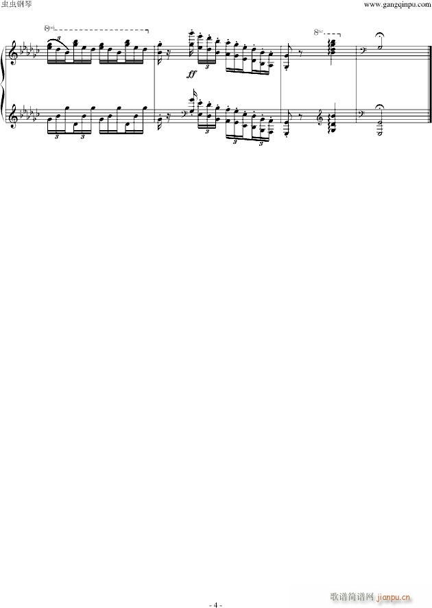 练习曲-Etude OP 10 No 5（黑键）_肖邦 chopin4