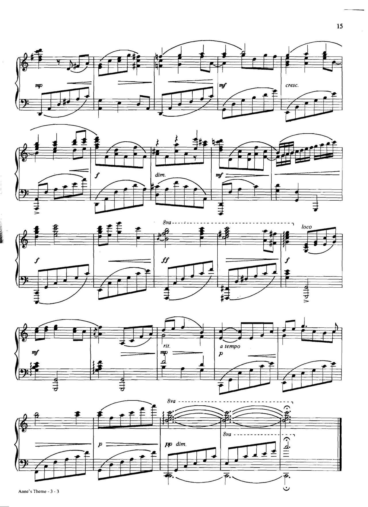 anne s theme(Dan Coates 流行情调 集)3