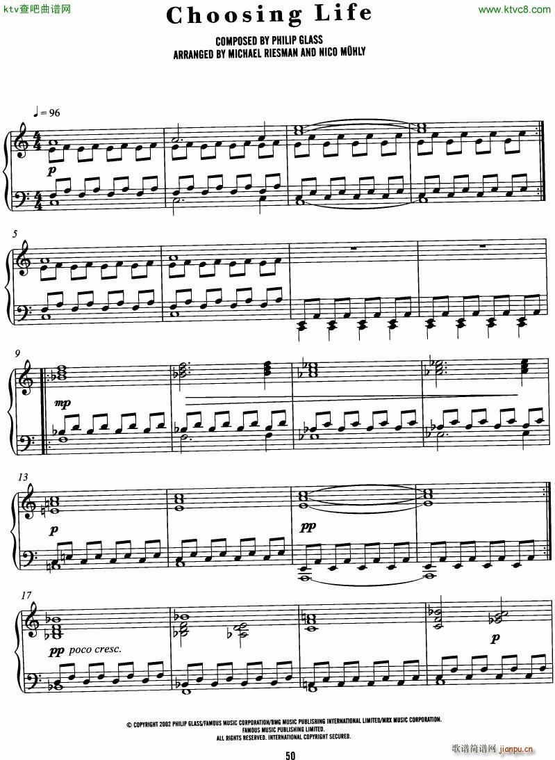 Philip Glass The Hours complete book46