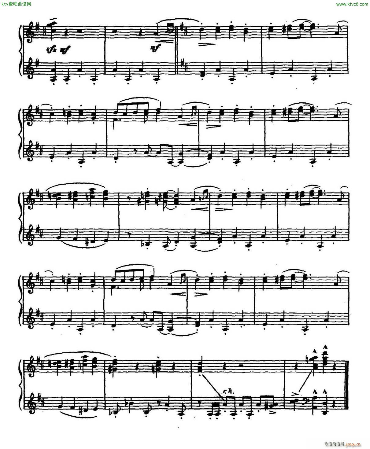 Anderson The Syncopated Clock piano4