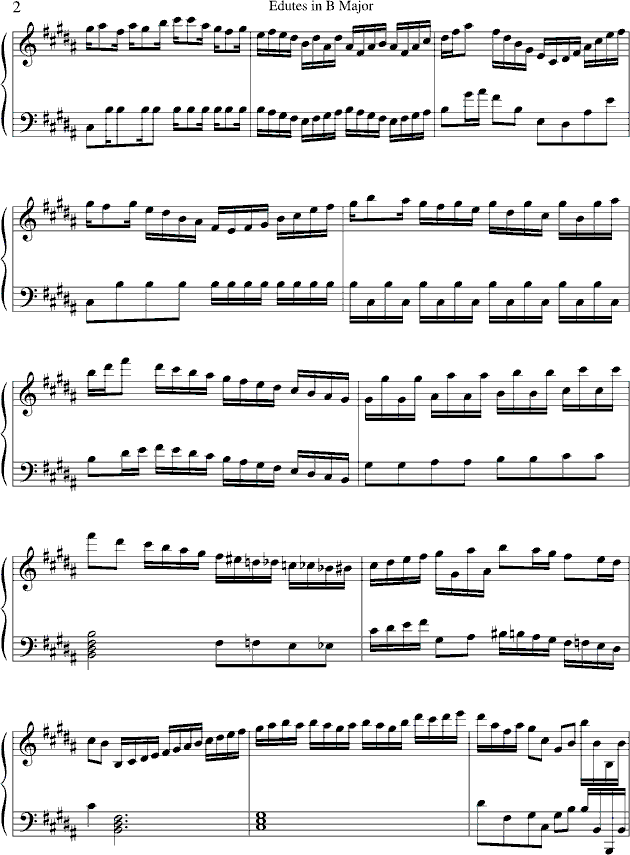 B大调综合练习曲_FANTAISIE2