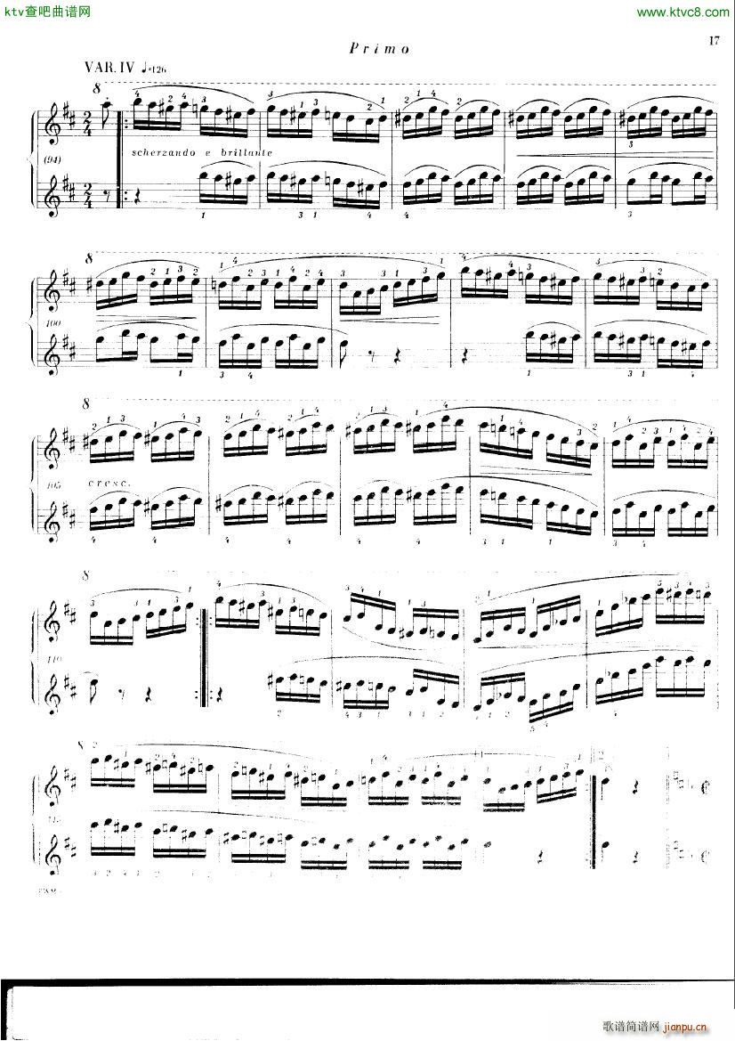Chopin ekier variations in D15