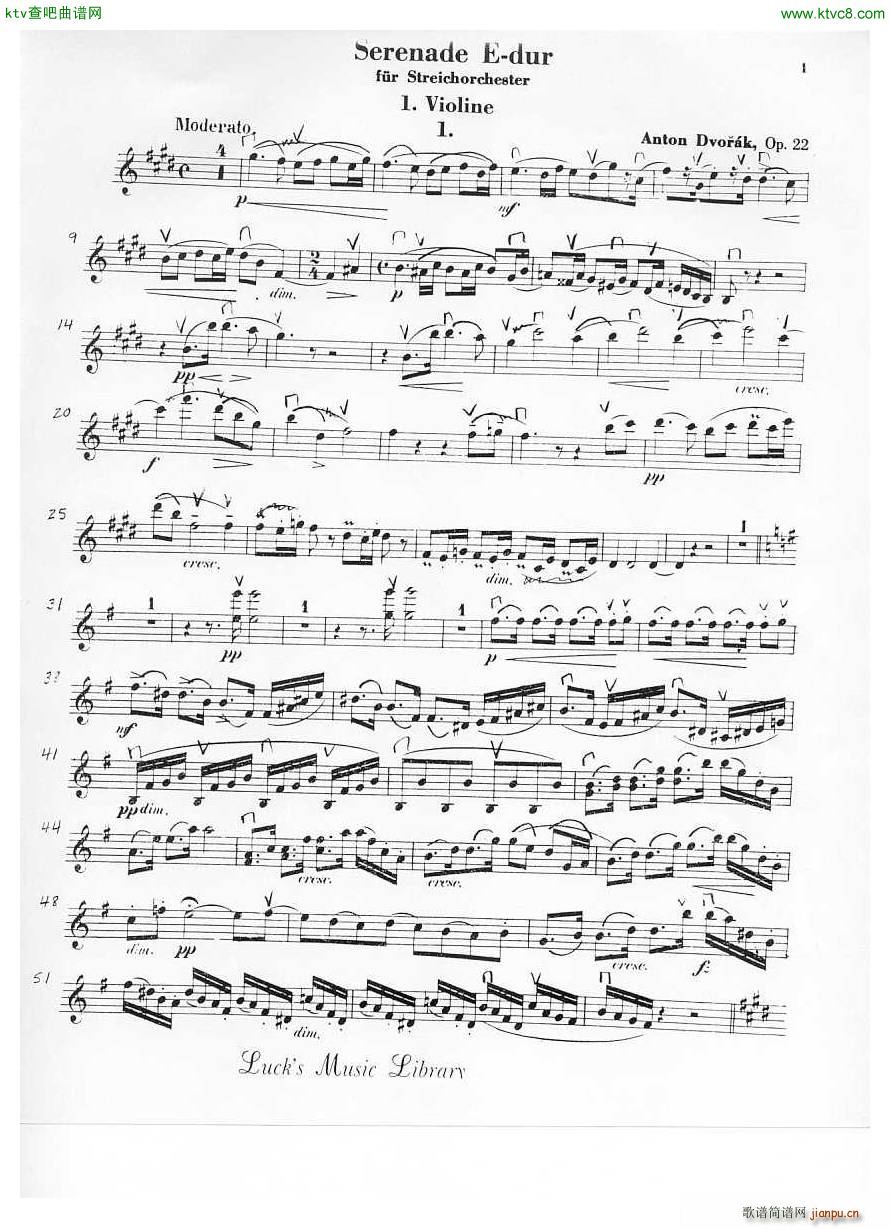 Dvorak Serenade in e Dur O 22 1st Mov1