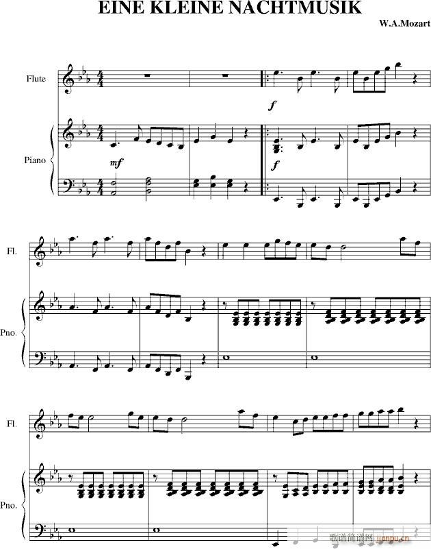 Eine Kleine Nachtmusik 第一小夜曲_莫扎特1