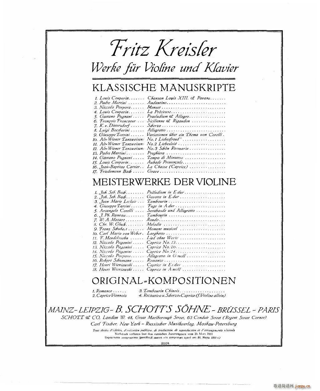Bowen Barcarolle for violin and piano14