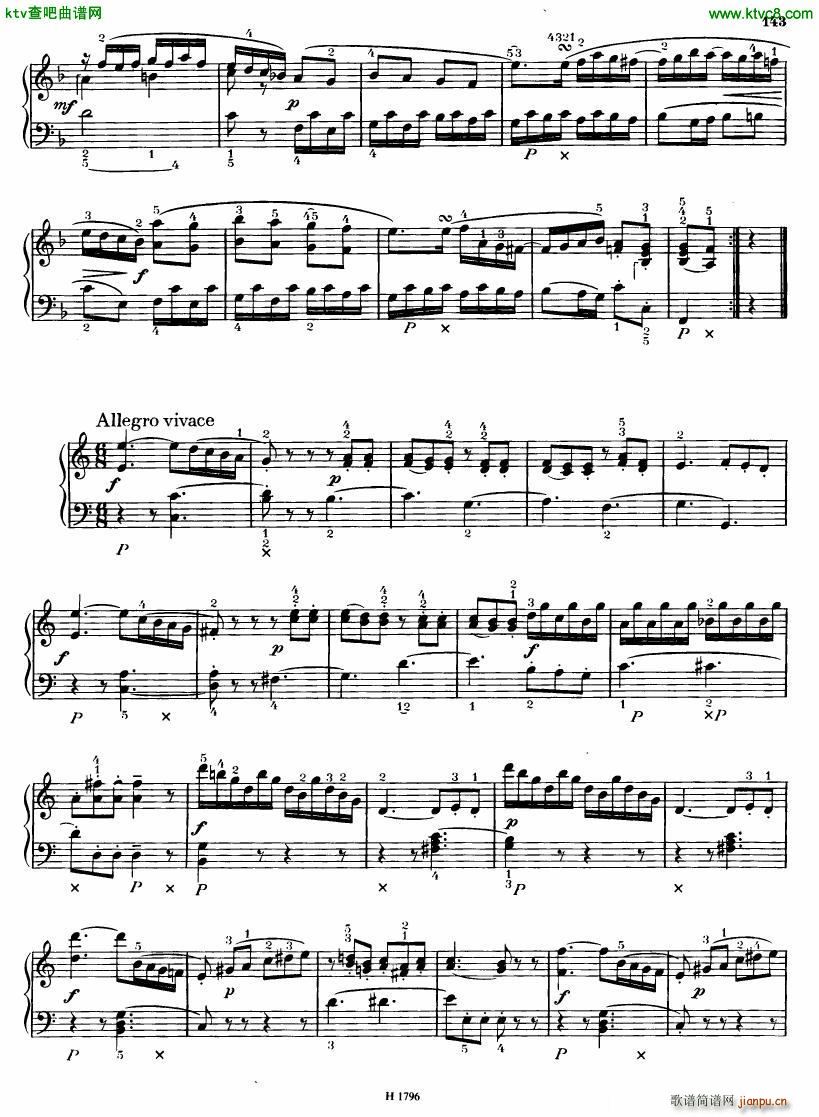 Benda 16 Sonatas 四14