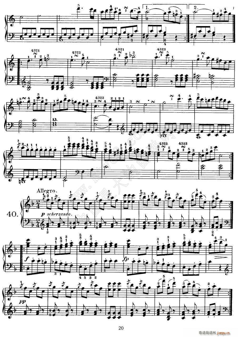 Czerny - 100 Progressive Studies Op 139（37―46）2