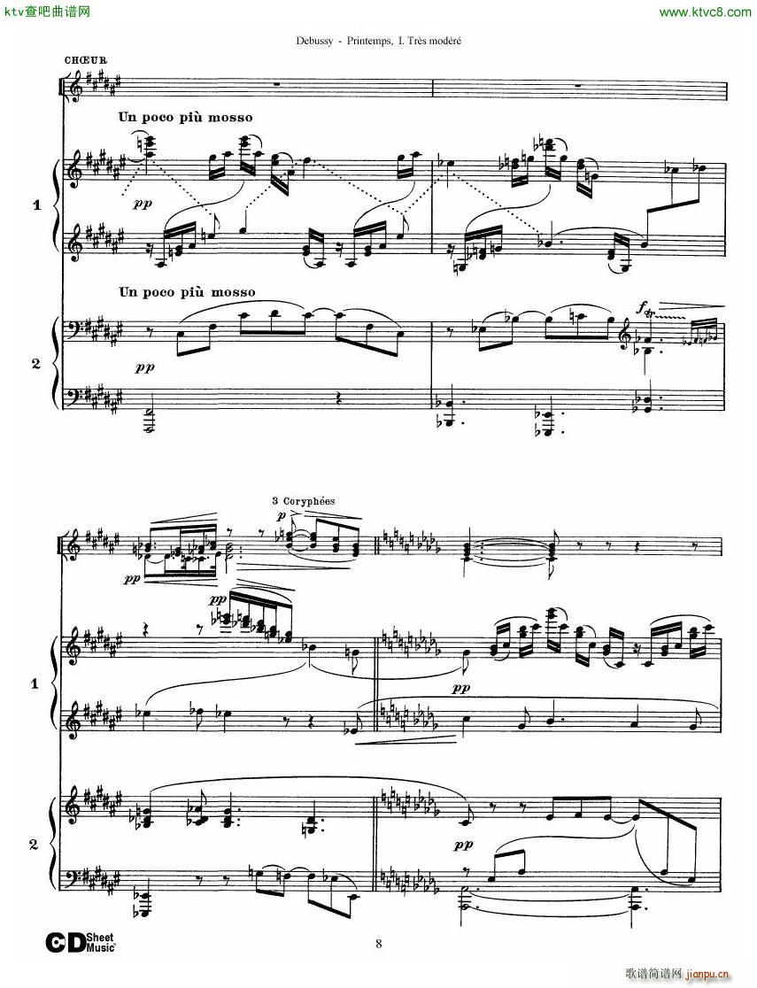 Debussy Printemps I8