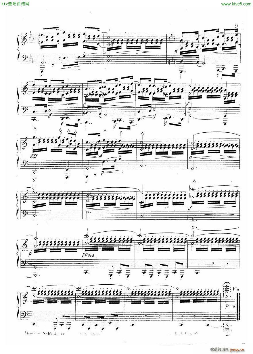 Dreyschock etude Le Tremolo9