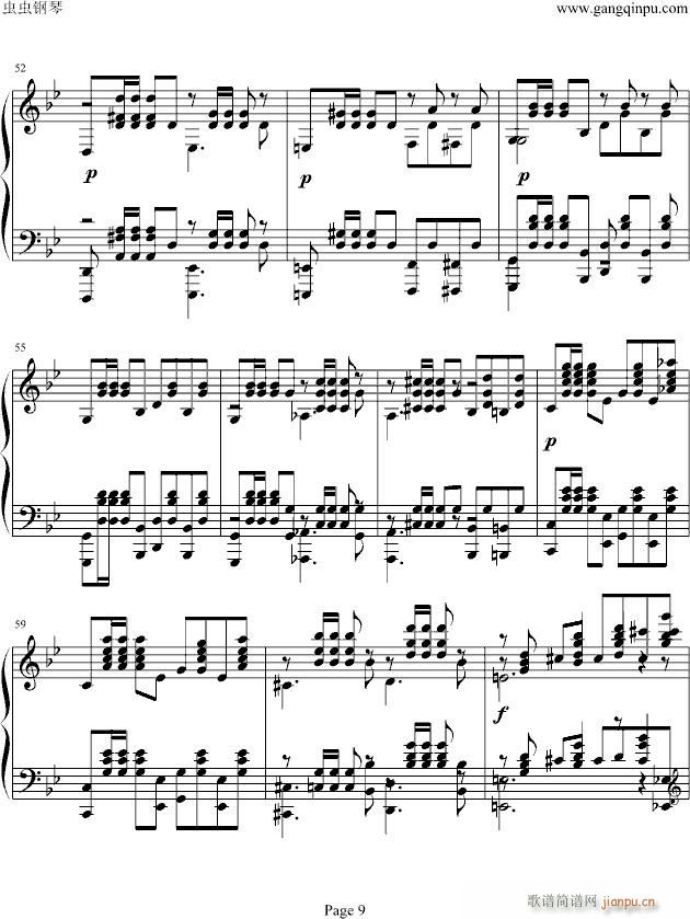Rachmaninoff G小调前奏曲.op.23 No.5_拉赫马尼若夫9
