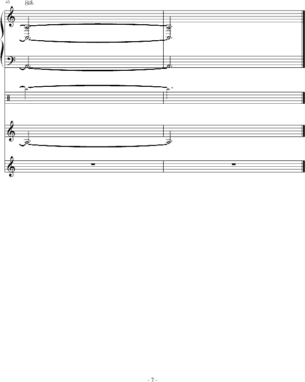 送给老奠的即兴演奏-钢琴谱(钢琴曲)-晓灬Guan7