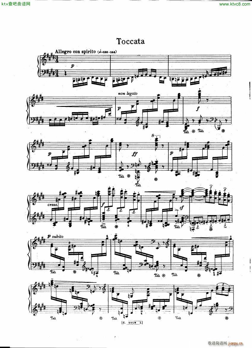 Agosti op 7 Preludio e Toccata3