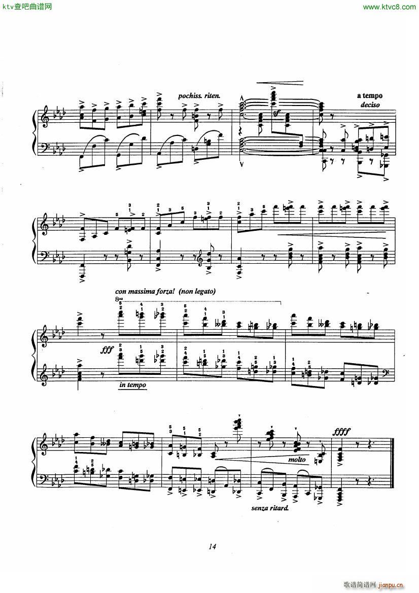 Etude No 9 D après Rossini14