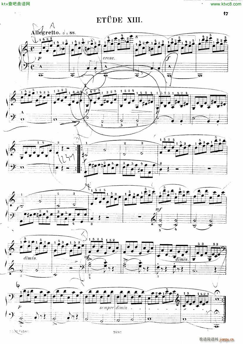 Henri Bertini 1798 1876 25 Easy Etudes Op 10018