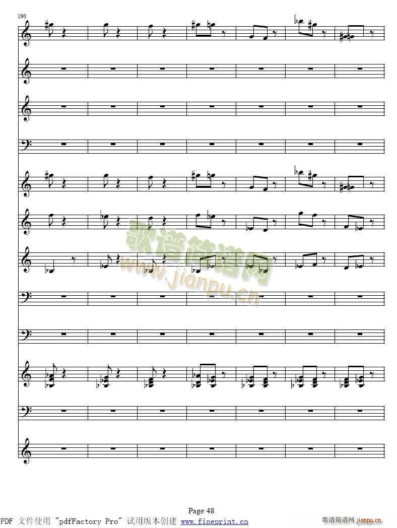 维瓦尔蒂 四季 冬 小提琴协奏曲41 488
