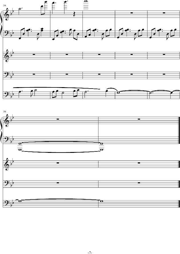断章・第二章・忘记-钢琴谱(钢琴曲)-like77