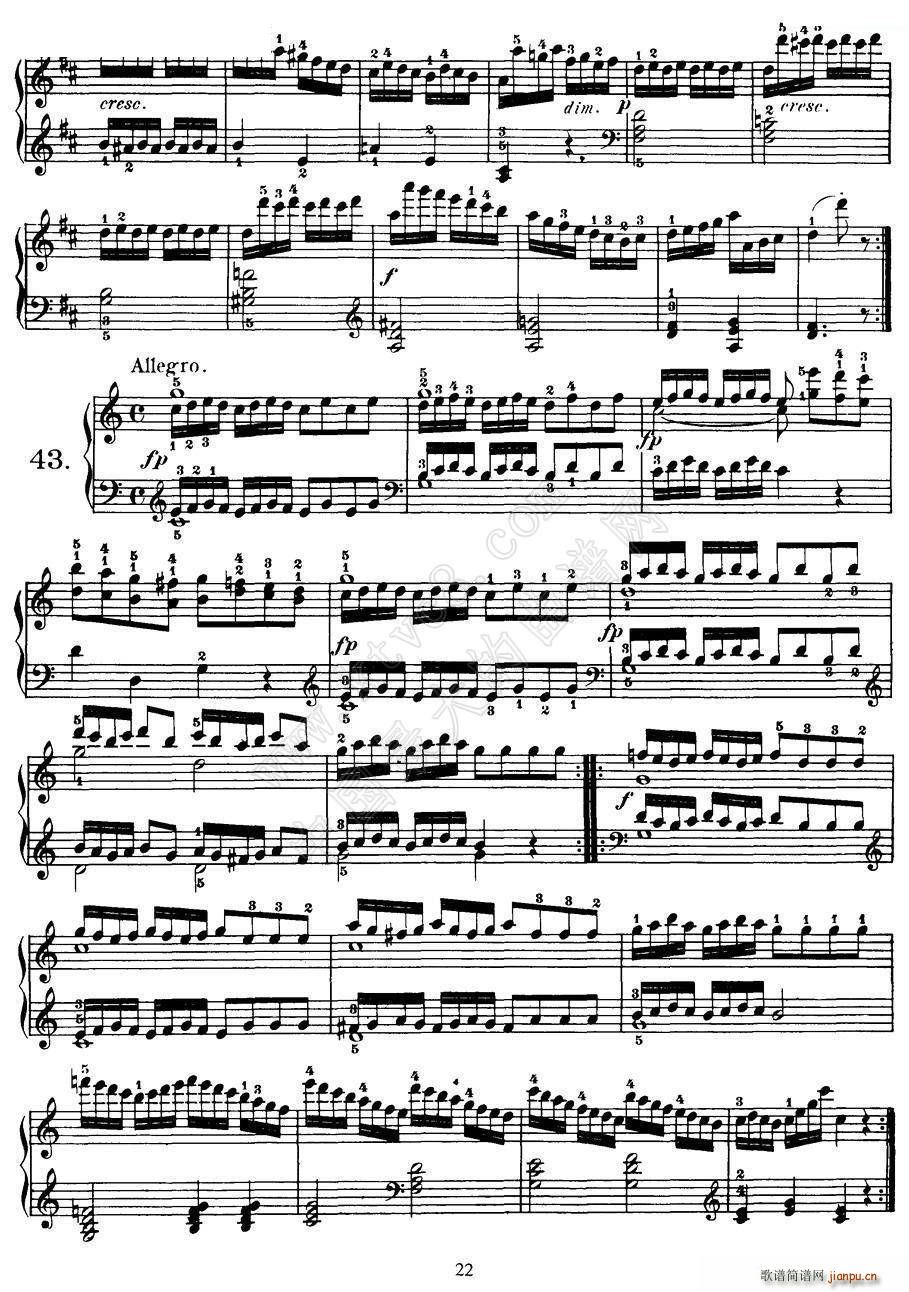 Czerny - 100 Progressive Studies Op 139（37―46）4