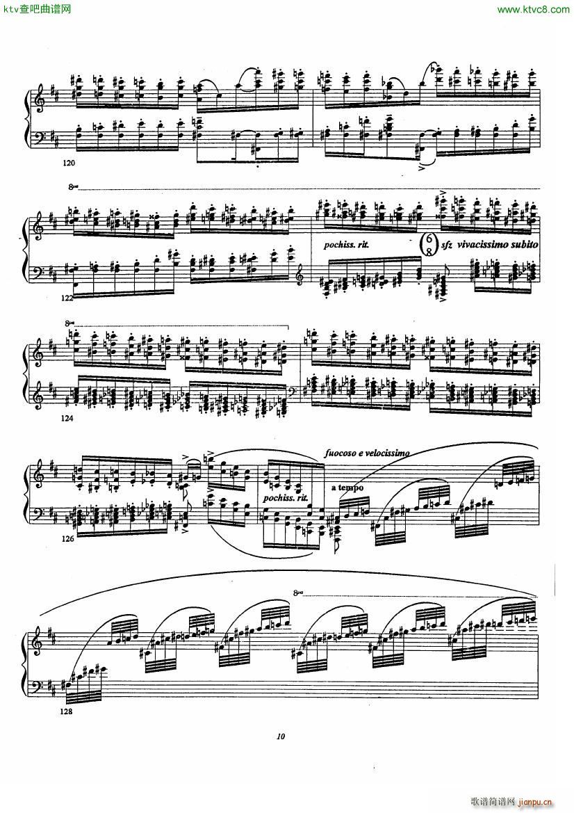 Etude No 3 La Campanella D après Paganini Liszt10
