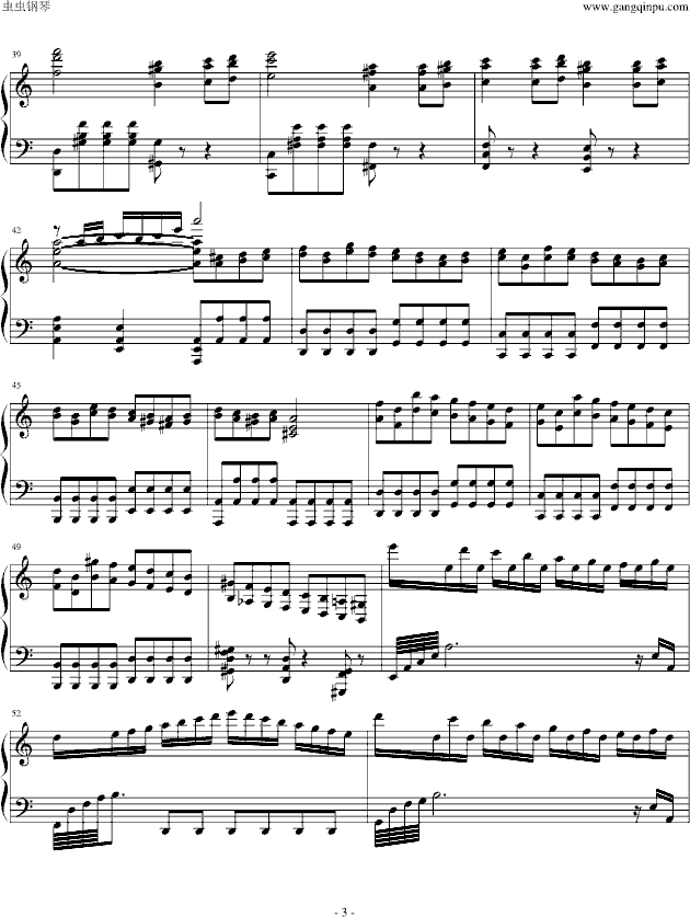 V3-钢琴谱(钢琴曲)-游戏3