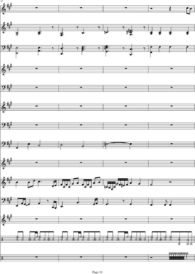 lost feeling-钢琴谱(钢琴曲)-哈迪11