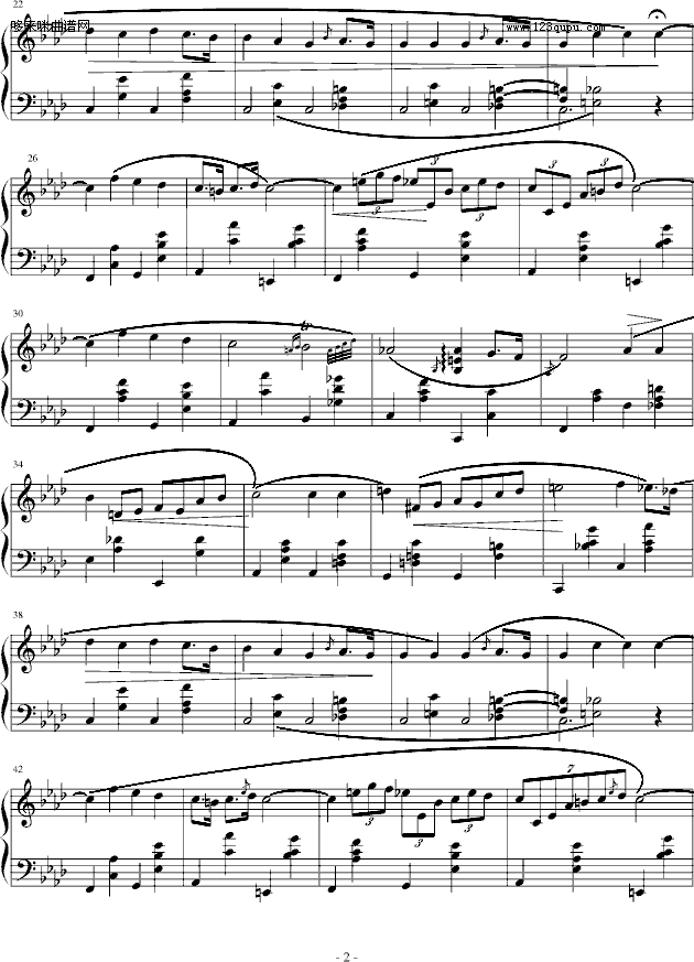 夜曲-心兰制谱版-肖邦2