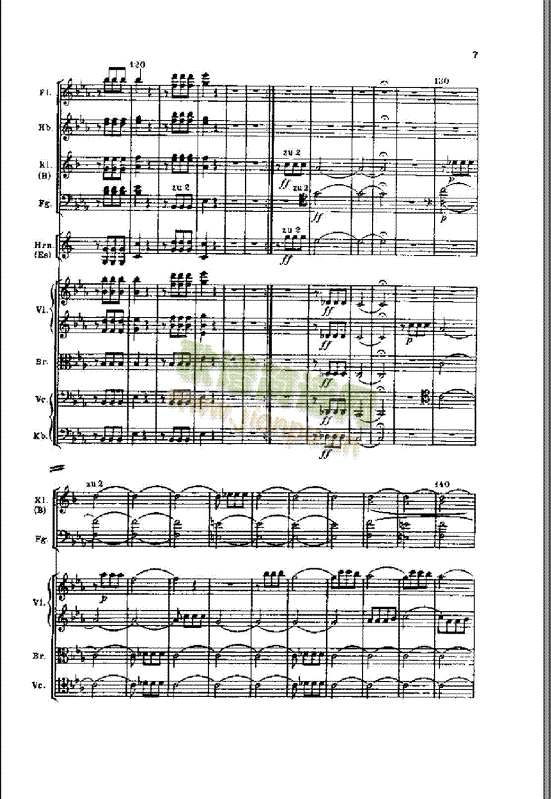 钢琴―第五交响曲（命运）作品67 键盘类 钢琴7