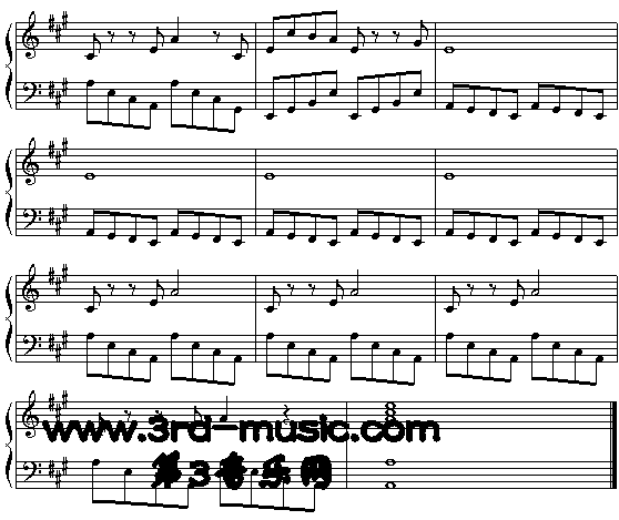 黄河协奏曲[钢琴曲谱]4