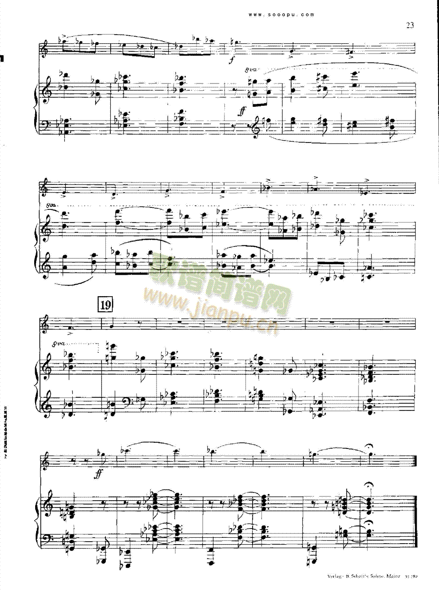 欣德米特双簧管与钢琴奏鸣曲 管乐类 双簧管23