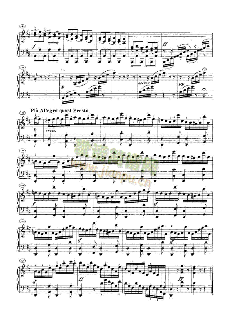 奏鸣曲(Opus28) 键盘类 钢琴21