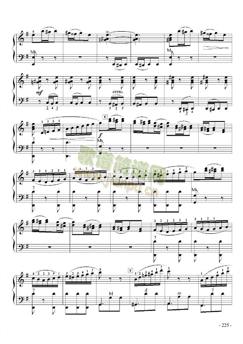 九级乐曲《E大调协奏曲》 键盘类 手风琴8