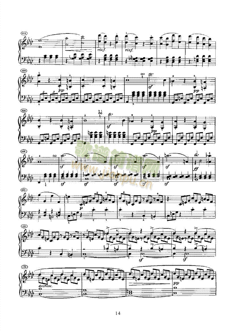 奏鸣曲(Opus2 Nr.1) 键盘类 钢琴14