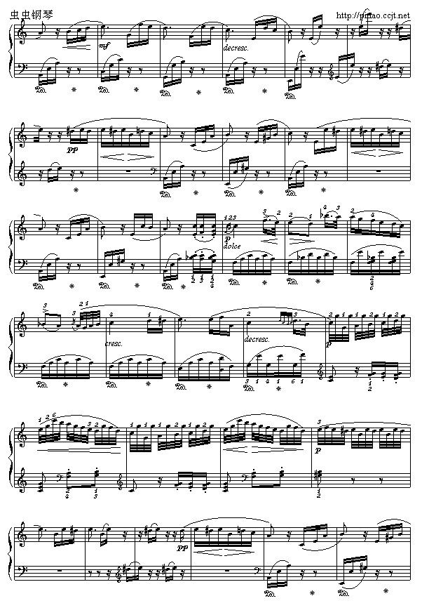 致爱丽丝-For Elise2