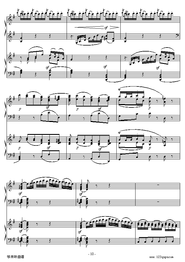 D大调双钢琴奏鸣曲第二乐章-莫扎特10