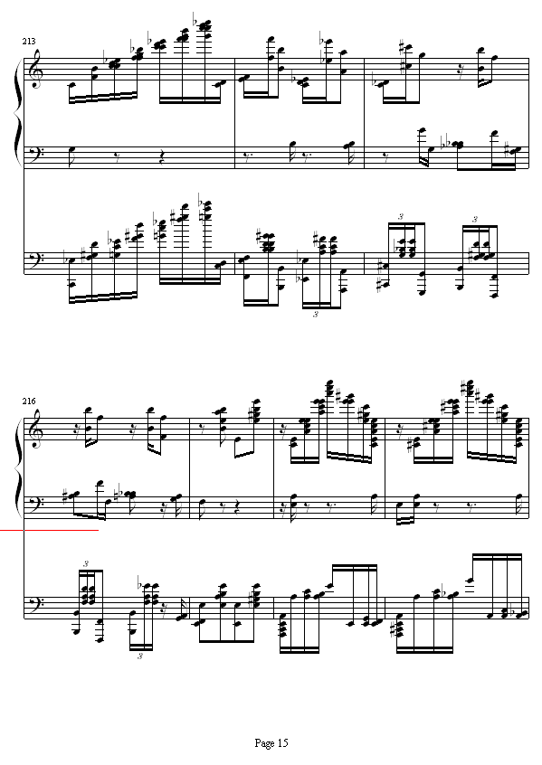 李斯特的帕格尼尼练习曲No. 615