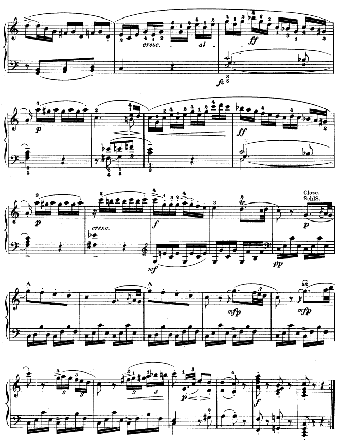 钢琴奏鸣曲 kv33014