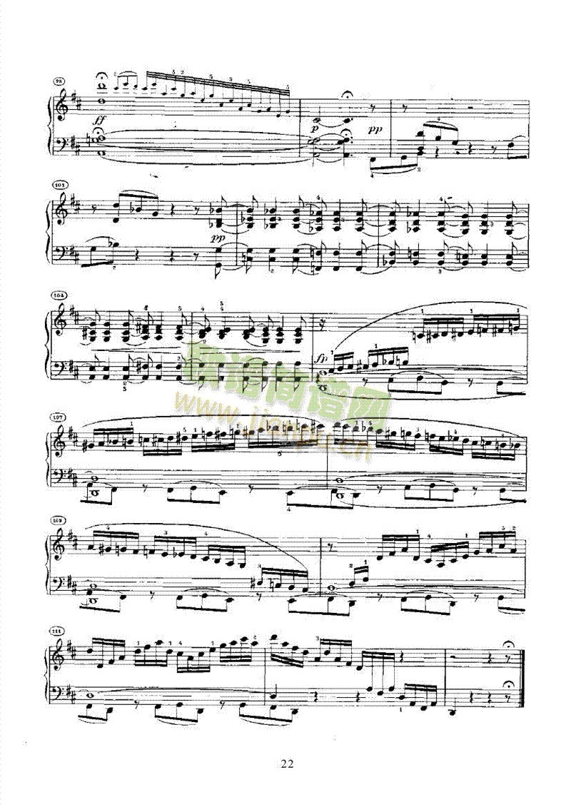 奏鸣曲(Opus10 Nr.3) 键盘类 钢琴22