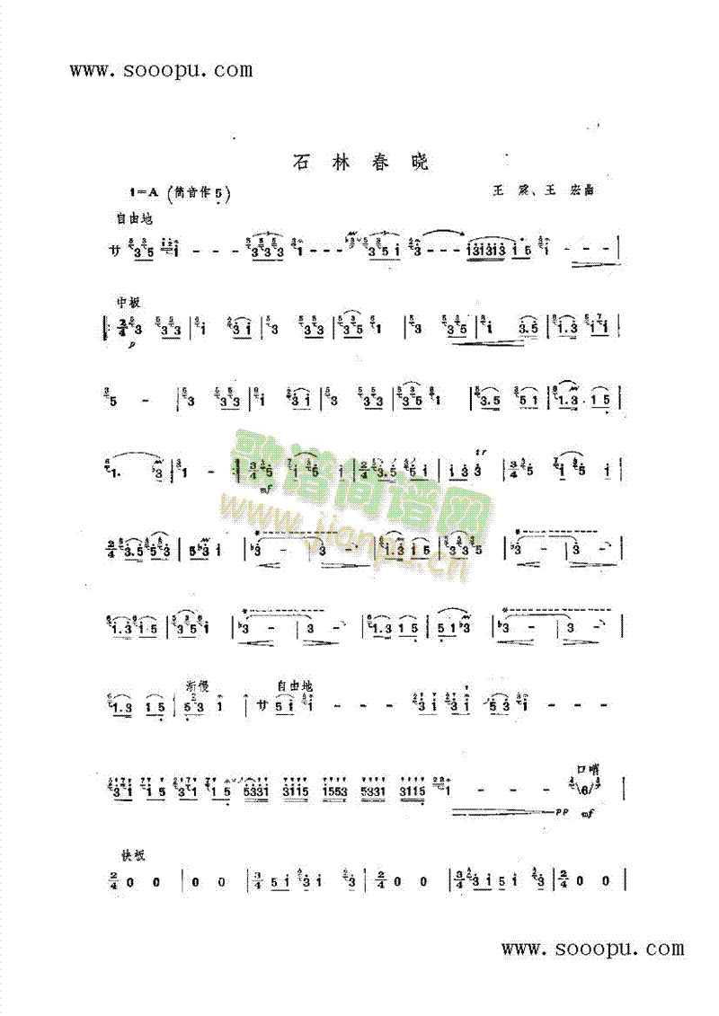 石林春晓 民乐类 竹笛1