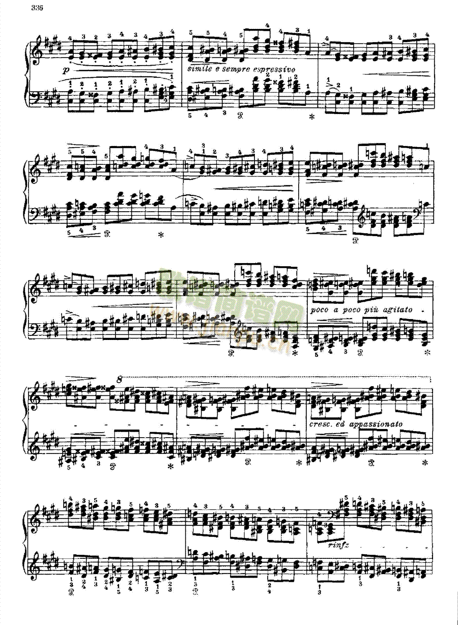 西班牙狂想曲 键盘类 钢琴6