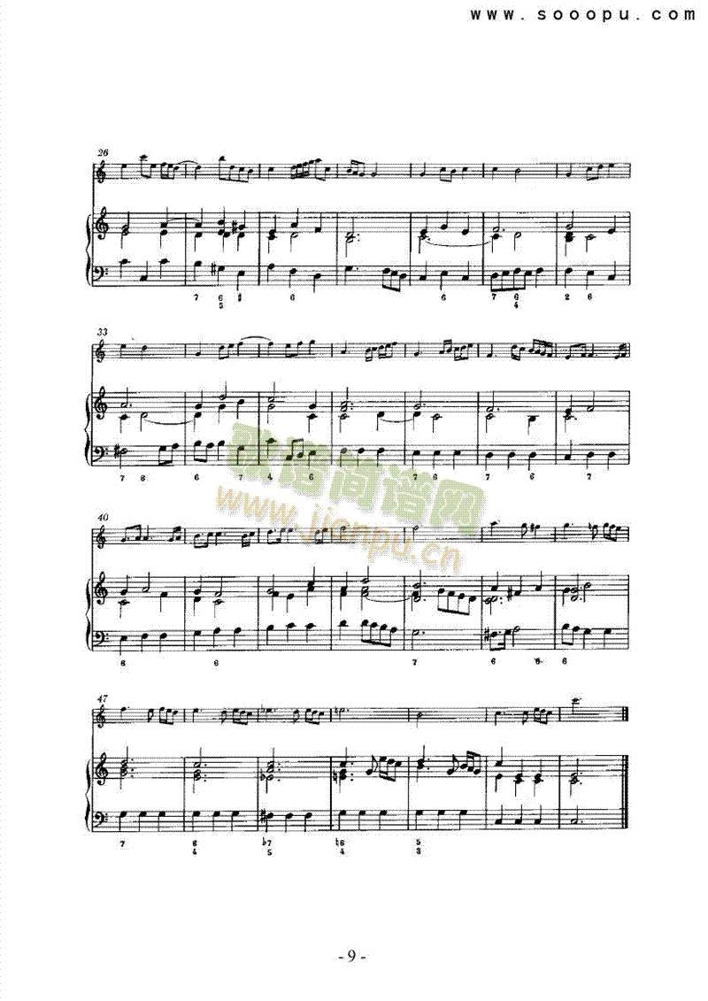第五奏鸣曲（总谱） 管乐类 长笛9