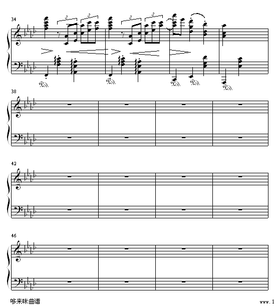 降A大调圆舞曲-勃拉姆斯3
