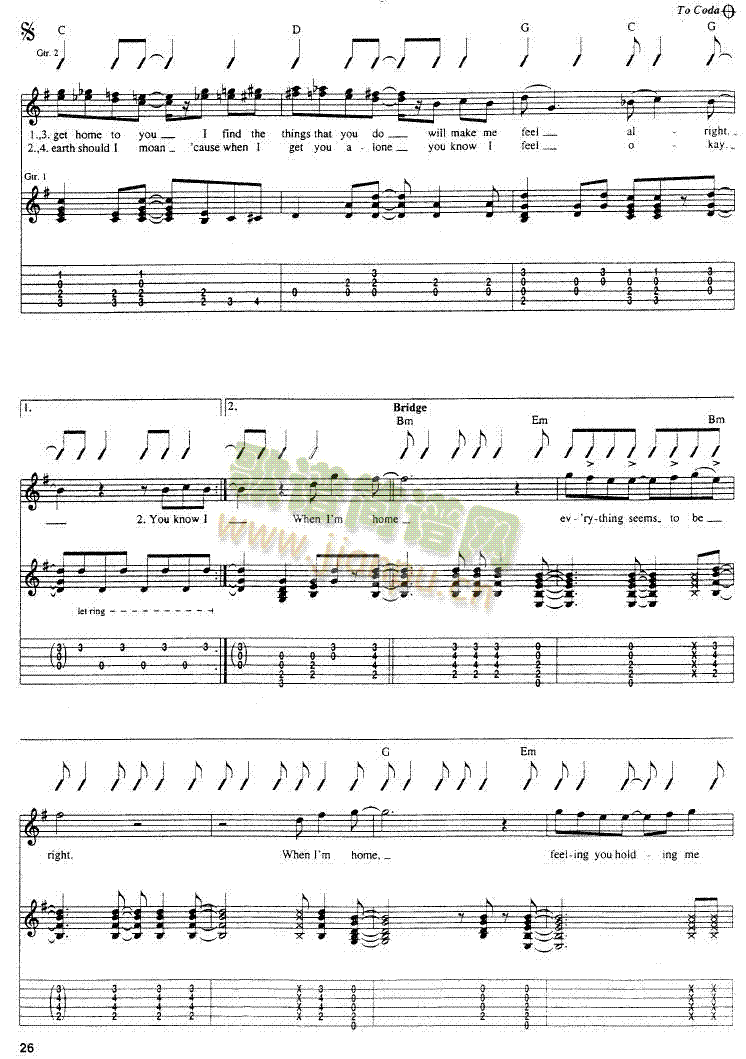 A Hard Days Night吉他谱( 六线谱)2