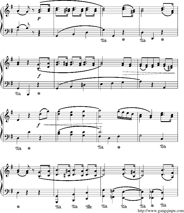 G大调小步舞曲3