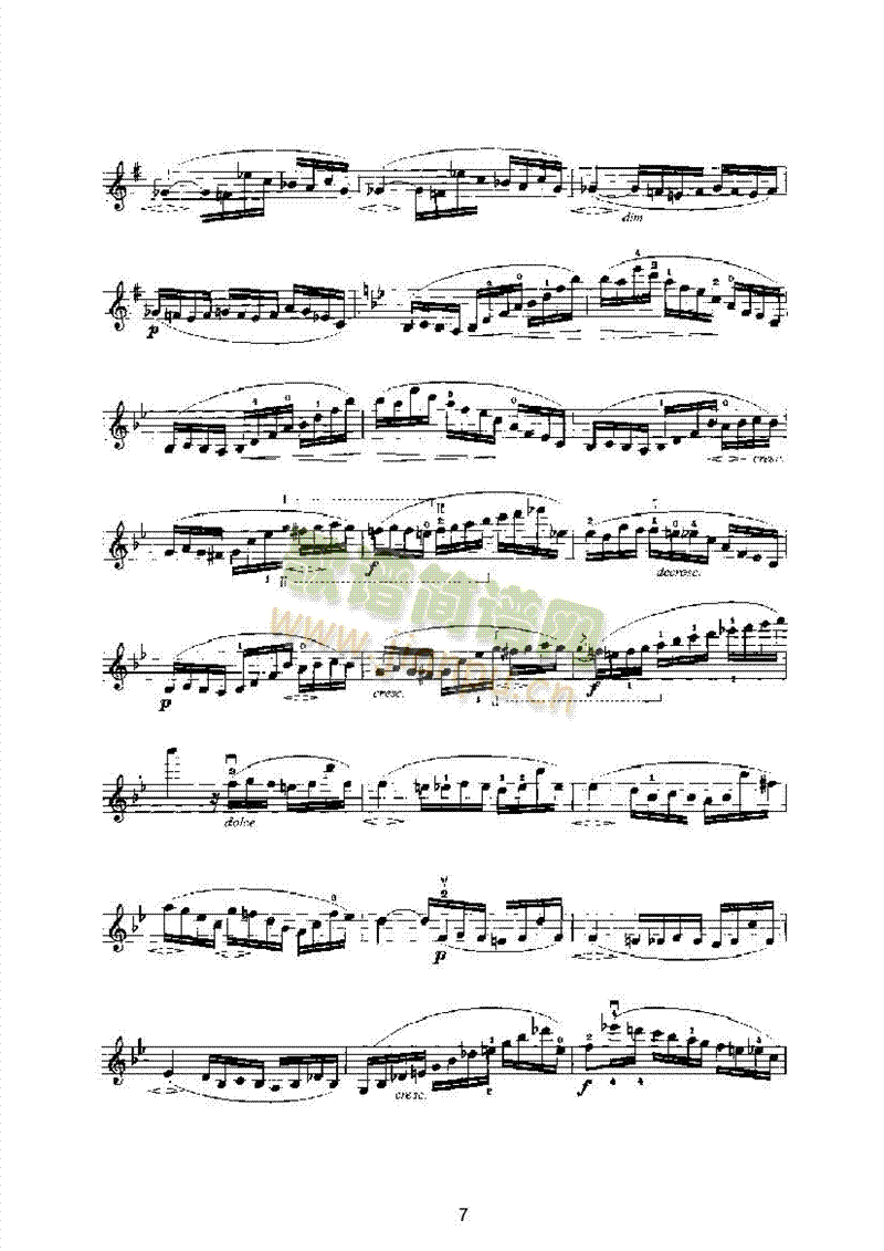 马扎斯小提琴华丽练习曲27首作品36号 弦乐类 小提琴7