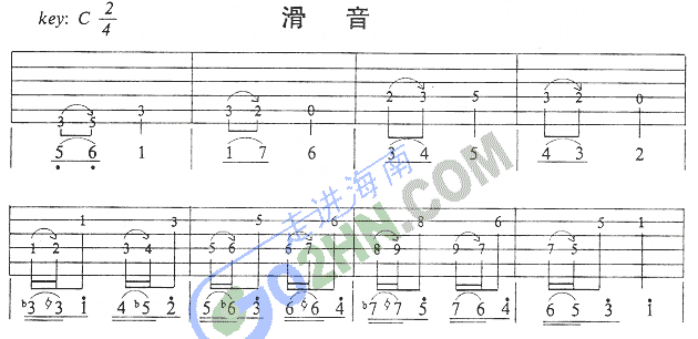滑音练习1