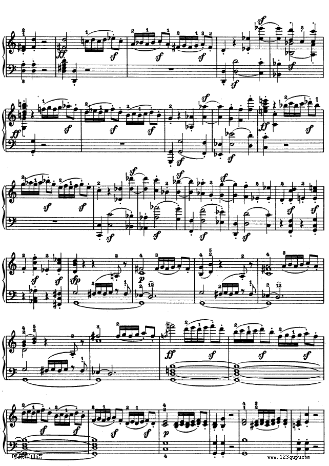 第三钢琴奏鸣曲 -Op.2 No.3-贝多芬5