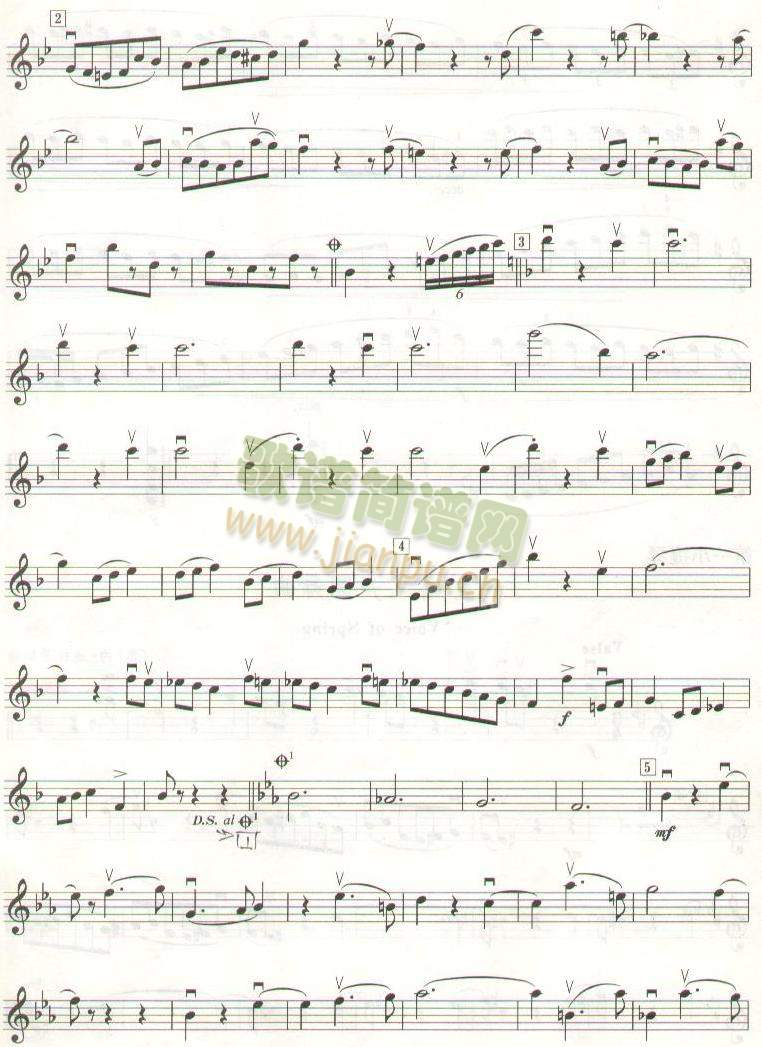 春之声圆舞曲    （约翰・施特劳斯）2