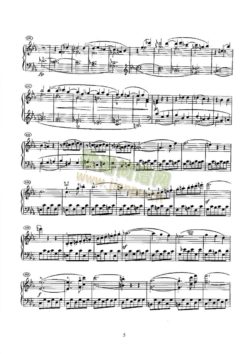 奏鸣曲(Opus10 Nr.1) 键盘类 钢琴5