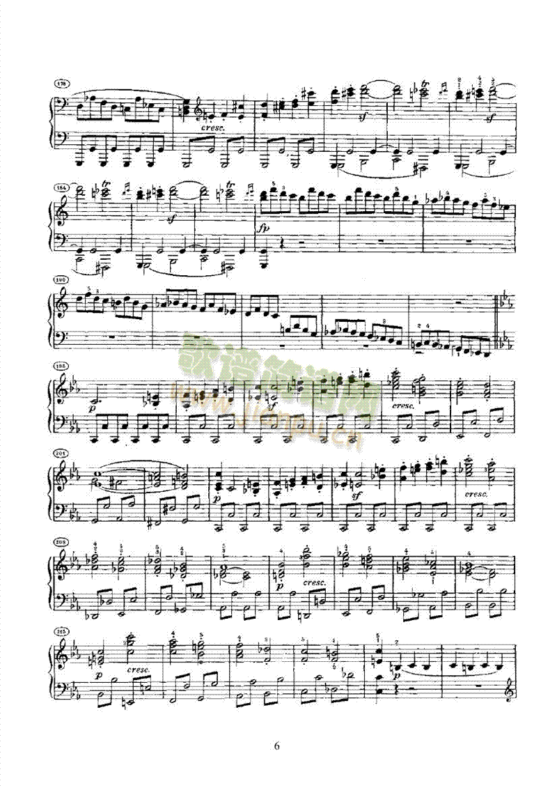 奏鸣曲(Opus13) 键盘类 钢琴6