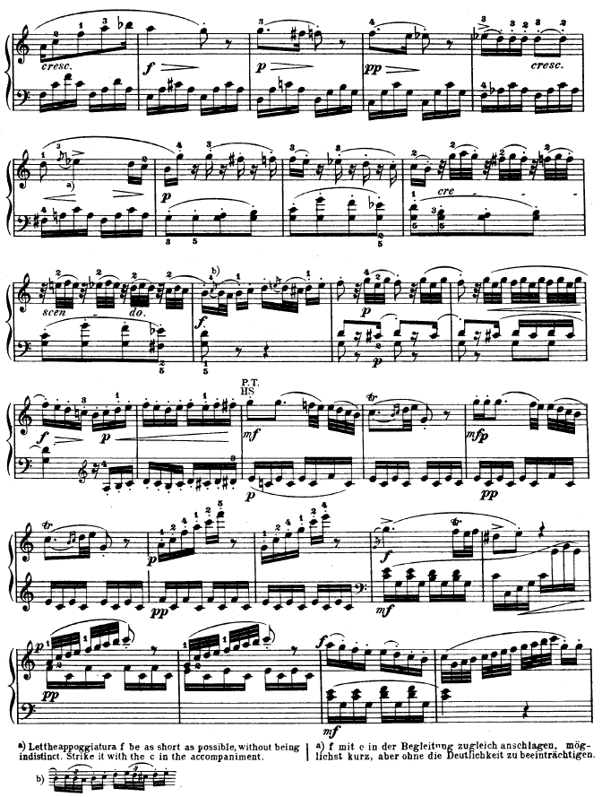 钢琴奏鸣曲 kv3304